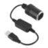 Автомобильный USB адаптер-конвертер 5V на 12V