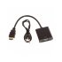 Адаптер HDMI-VGA-AUX (black)