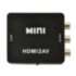 Адаптер Mini HDMI/AV 1080p Converter to 3 rca (black)