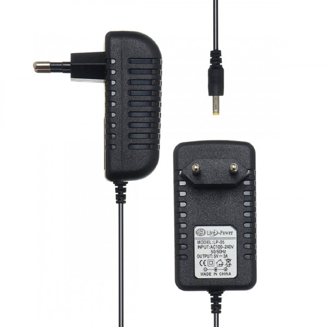 Блок питания (сетевой адаптер) универсальный Live-Power LP-05 5V 2A (4,0x1,7 мм)
