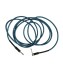 Инструментальный кабель (гитарный) Jack 6.3 мм (прямой-угловой) 4 м, синий