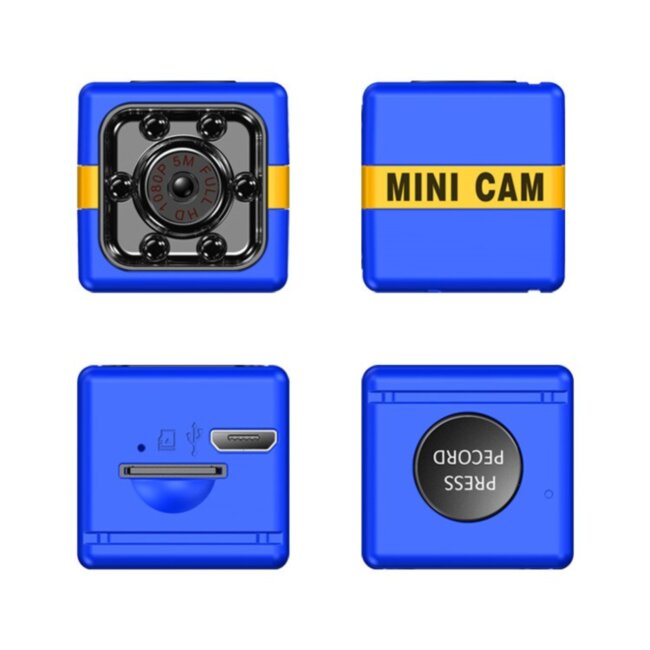 Камера мини FX01 1080P (Синяя)