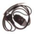 Шнур для бра с диммером (регулятором яркости света), длина 1.5м, цвет черный